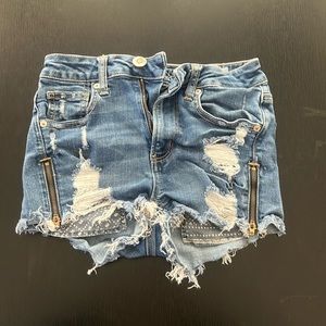 American Eagle super stretch jean shorts